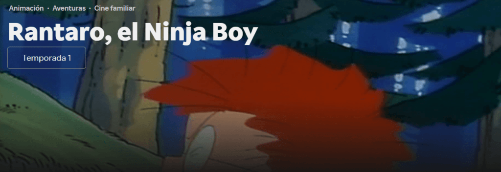 Rakuten TV ofrece totalmente gratis el anime de Rantaro, El Ninja Boy