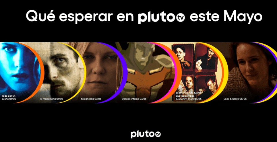 Pluto TV nos presenta las novedades de mayo 2022