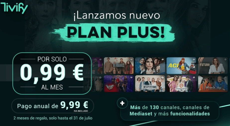 Tivify lanza el Plan Plus
