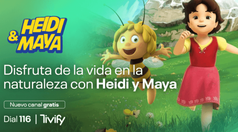 Tivify trae un canal para disfrutar de las series de la abeja Maya y Heidi