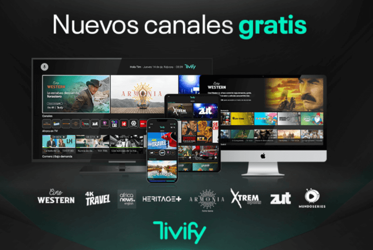 Tivify amplía su oferta con 8 nuevos canales gratuitos.