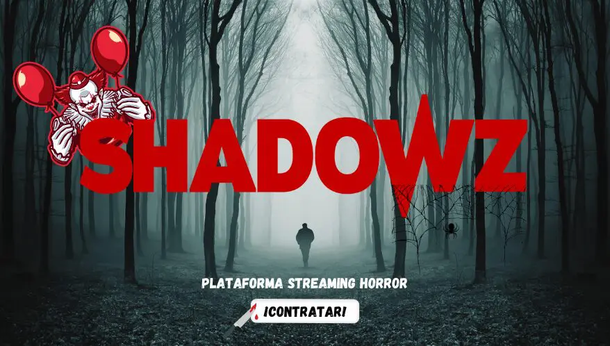 banner de shadowz, plataforma de streaming de películas de terror